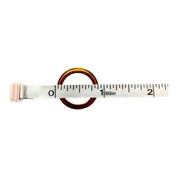 Gold Fidget Spinner Ring with Crystals - Size 6 - Picture 7 of 11